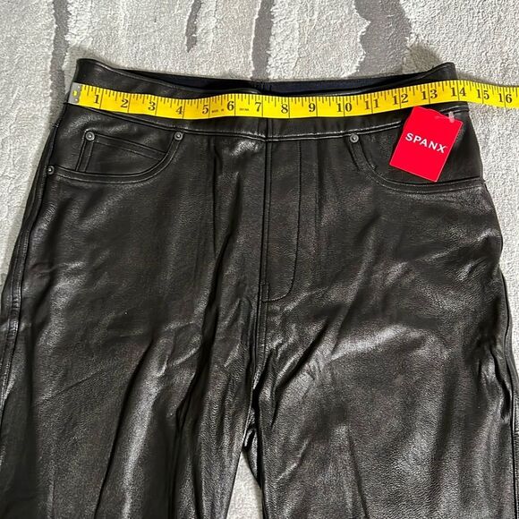 Spanx Ankle Faux Leather Skinny‎ Pants - Picture 10 of 15